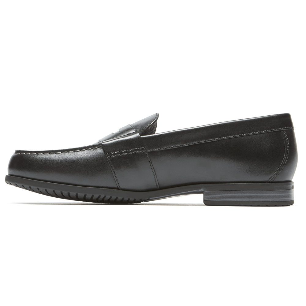 Rockport Mens Classic Lite 2 Penny - Loafers Black - IAH034589